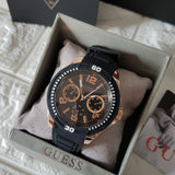 Guess Trade Blue Dial Blue Silicone Strap Watch for Men - W0967G2 Buy Now By Guess