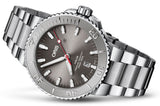 Oris Aquis Date Relief Grey Dial Silver Steel Strap Watch for Men - 0173377304153-0782405PEB Buy Now By Oris