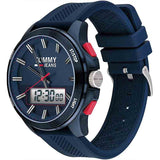 Tommy Hilfiger Digital Analog Blue Dial Blue Rubber Strap Watch For Men - 1791761 Buy Now By Tommy Hilfiger