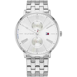 Tommy Hilfiger Jenna Quartz White Dial Silver Steel Strap Watch for Women - 1782068 Buy Now By Tommy Hilfiger