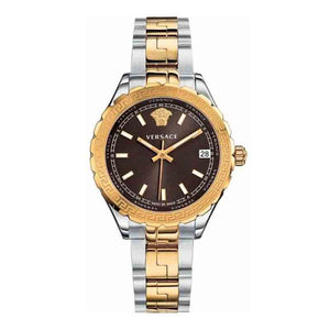 Versace Hellenyium Brown Dial Two Tone Steel Strap Watch for Women - V12040015 Buy Now By Versace