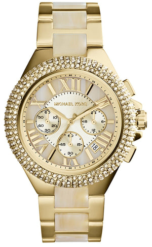 Michael Kors Camille Gold Dial Gold Steel Strap Watch for Women - MK5902 Buy Now By Michael Kors