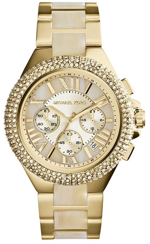 Michael Kors Camille Gold Dial Gold Steel Strap Watch for Women - MK5902 Buy Now By Michael Kors