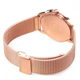 Calvin Klein Minimal Black Dial Rose Gold Mesh Bracelet Watch for Men - K3M21621 Buy Now By Calvin Klein
