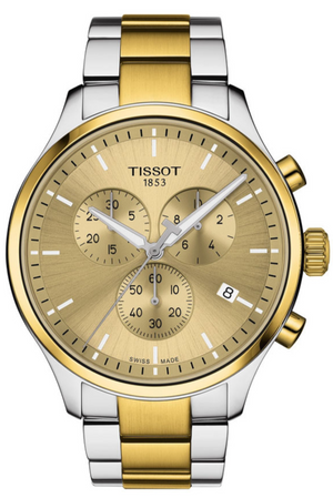 Tissot T Sport Chrono XL Classic Gold Dial Two Tone Steel Strap Watch for Men - T116.617.22.021.00 Buy Now By Tissot