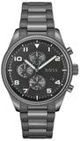 Hugo Boss View Chronograph Grey Dial Grey Steel Strap Watch For Men - 1513991 Buy Now By Hugo Boss