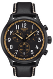 Tissot Chrono XL Vintage Chronograph Black Dial Black Leather Strap Watch For Men - T116.617.36.052.02 Buy Now By Tissot