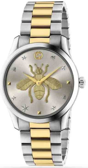 Gucci G Timeless Silver Dial Two Tone Steel Strap Watch For Women - YA1264131 Buy Now By Gucci