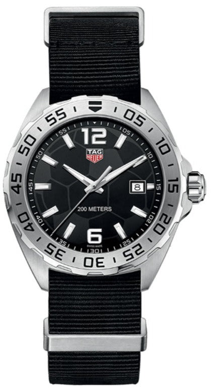 Tag Heuer Formula 1 Quartz Black Dial Black NATO Strap Watch for Men - WAZ1015.FC8198 Buy Now By Tag Heuer