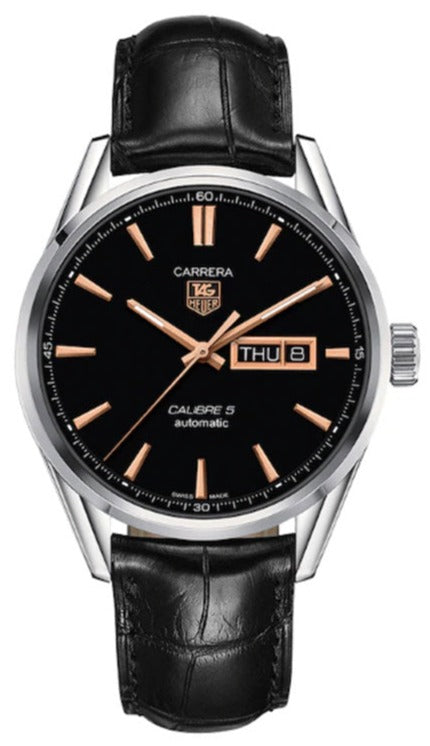 Tag Heuer Carrera Black Dial Watch for Men - WAR201C.FC6266 Buy Now By Tag Heuer