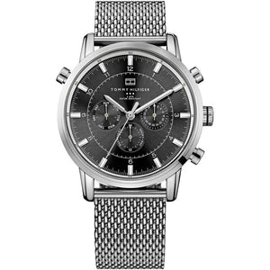 Tommy Hilfiger Harrison Quartz Grey Dial Silver Mesh Bracelet Watch for Men - 1790877 Buy Now By Tommy Hilfiger