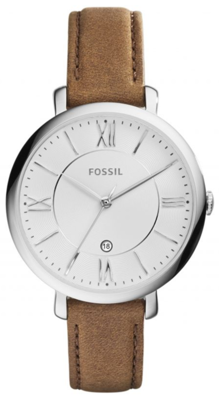Fossil Jacqueline White Dial Brown Leather Strap Watch for Women - ES3708 Buy Now By Fossil