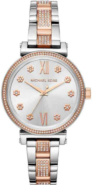 Michael Kors Sophie Chronograph Silver Dial Two Tone Steel Strap Watch For Women - MK3880 Buy Now By Michael Kors