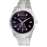 Michael Kors Lexington Quartz Black Dial Silver Steel Strap Watch For Women - MK8946 Buy Now By Michael Kors