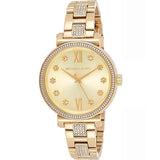 Michael Kors Sofie Quartz Gold Dial Gold Steel Strap Watch For Women - MK3881 Buy Now By Michael Kors