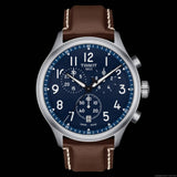 Tissot Chrono XL Vintage Blue Dial Brown Leather Strap Watch For Men - T116.617.16.042.00 Buy Now By Tissot