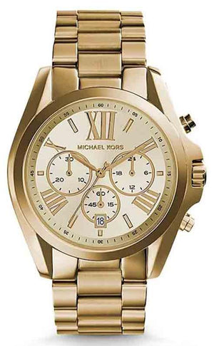 Michael Kors Bradshaw Gold Dial Gold Steel Strap Watch for Women - MK5605 Buy Now By Michael Kors