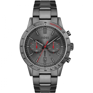 Hugo Boss Allure Chronograph Grey Dial Grey Steel Strap Watch for Men - 1513924 Buy Now By Hugo Boss