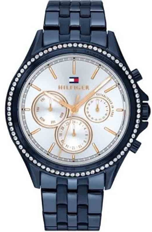Tommy Hilfiger Ari Diamonds White Dial Blue Steel Strap Watch for Women - 1782003 Buy Now By Tommy Hilfiger
