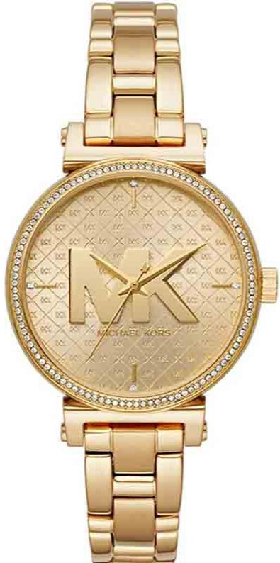 Michael Kors Sofie Quartz Gold Dial Gold Steel Strap Watch For Women - MK4334 Buy Now By Michael Kors