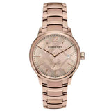 Burberry The Classic Rose Gold Dial Rose Gold Steel Strap Watch for Women - BU10116 Buy Now By Burberry