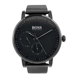 Hugo Boss Oxygen Black Dial Black Mesh Bracelet Watch for Men - 1513636 Buy Now By Hugo Boss