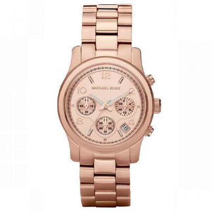 Michael Kors Runway Rose Gold Dial Rose Gold Steel Strap Watch for Women - MK5128 Buy Now By Michael Kors