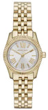 🎁 Michael Kors Lexington Quartz Silver Dial Gold Steel Strap Watch For Women - MK3229 (100% off) Authentic Buy Shop Now