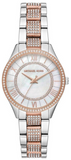 Michael Kors Lauryn Quartz Mother of Pearl White Dial Two Tone Steel Strap Watch For Women - MK4366 Buy Now By Michael Kors