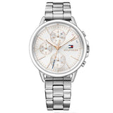 Tommy Hilfiger Carly White Dial Silver Stainless Steel Strap Watch for Women - 1781787 Buy Now By Tommy Hilfiger