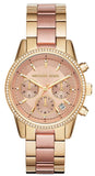 Michael Kors Ritz Chronograph Rose Dial Two Tone Steel Strap Watch for Women - MK6475 Buy Now By Michael Kors