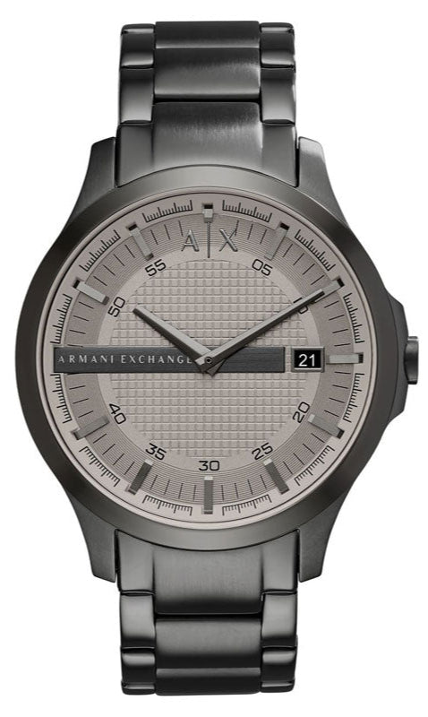 Armani Exchange Hampton Chronograph Grey Dial Grey Steel Strap Watch For Men - AX2194 Buy Now By Armani Exchange