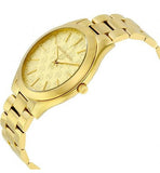 Michael Kors Slim Runway Gold Dial Gold Steel Strap Watch for Women - MK3335 Buy Now By Michael Kors