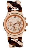 Michael Kors Runway Rose Gold Dial Two Tone Steel Strap Watch for Women - MK4269 Buy Now By Michael Kors