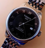 Tissot Le Locle Powermatic 80 Black Dial Silver Steel Strap Watch For Men - T006.407.11.053.00 Buy Now By Tissot