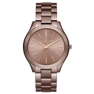 Michael Kors Runway Quartz Brown Dial Brown Steel Strap Watch For Women - MK3418 Buy Now By Michael Kors