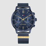 Tommy Hilfiger Blake Quartz Blue Dial Blue Mesh Bracelet Watch for Men - 1782305 Buy Now By Tommy Hilfiger