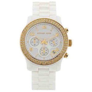 Michael Kors Runway White Dial White Steel Strap Watch for Women - MK5237 Buy Now By Michael Kors