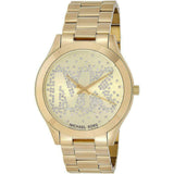 Michael Kors Slim Runway Gold Dial Gold Steel Strap Watch for Women - MK3590 Buy Now By Michael Kors