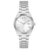 Guess Luna Silver Dial Silver Steel Strap Watch for Women - GW0308L1 Buy Now By Guess