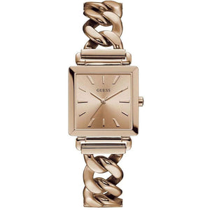 Guess Vanity Rose Gold Dial Rose Gold Steel Strap Watch for Women - W1029L3 Buy Now By Guess