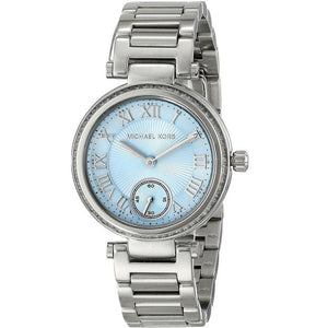 Michael Kors Skylar Quartz Blue Dial Silver Steel Strap Watch For Women - MK5988 Buy Now By Michael Kors
