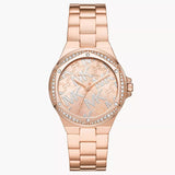 Michael Kors Lennox Quartz Rose Gold Dial Rose Gold Steel Strap Watch For Women - MK7405 Buy Now By Michael Kors