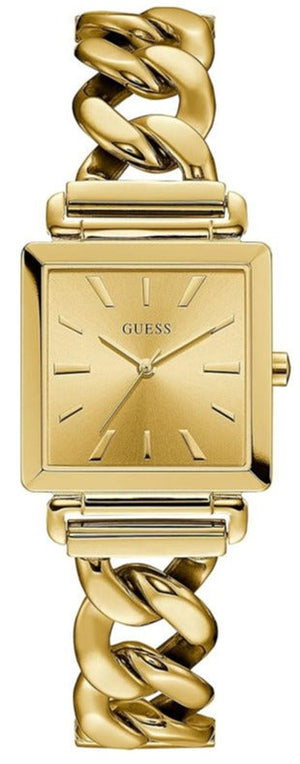 Guess Vanity Gold Dial Gold Steel Strap Watch for Women - W1029L2 Buy Now By Guess