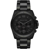 Michael Kors Brecken Chronograph Black Dial Black Steel Strap Watch For Men - MK8482 Buy Now By Michael Kors