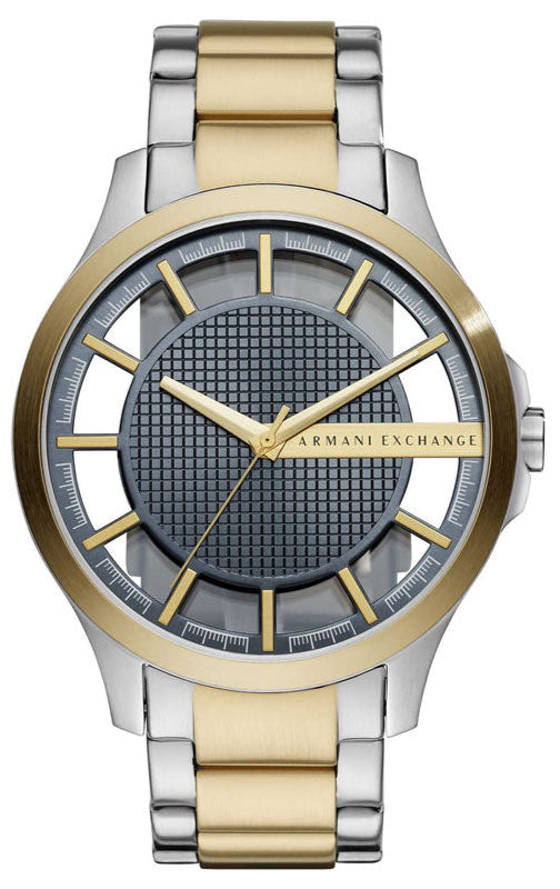 Armani Exchange Hampton Chronograph Grey Dial Two Tone Steel Strap Watch For Men - AX2403 Buy Now By Armani Exchange