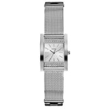 Guess Nouveau Diamonds Silver Dial Silver Mesh Bracelet Watch for Women - W0127L1 Buy Now By Guess