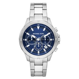 Michael Kors Grayson Chronograph Blue Dial Silver Steel Strap Watch For Men - MK9107 Buy Now By Michael Kors