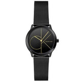 Calvin Klein Minimal Black Dial Black Mesh Bracelet Watch for Men - K3M214X1 Buy Now By Calvin Klein