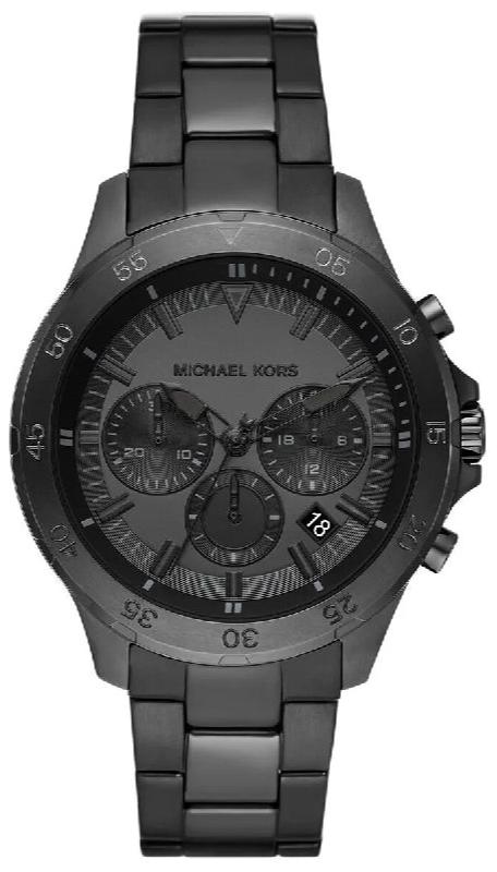 Michael Kors Grayson Chronograph Black Dial Black Steel Strap Watch For Men - MK9109 Buy Now By Michael Kors